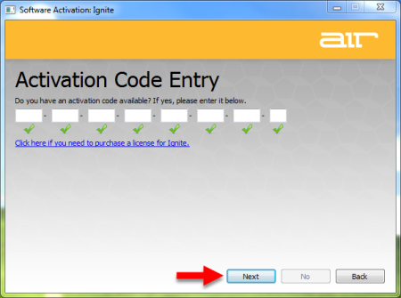 air ignite activation2